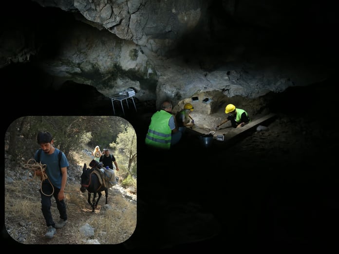 Eşekle ulaşılan Andık Mağarası'nda 8700 yıllık tarihin izleri sürülüyor