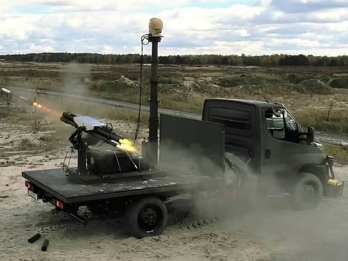 L3Harris Vampire anti-İHA sistemi Polonya’daki testte Thales üretimi 70 mm lazer güdümlü roketi ateşledi