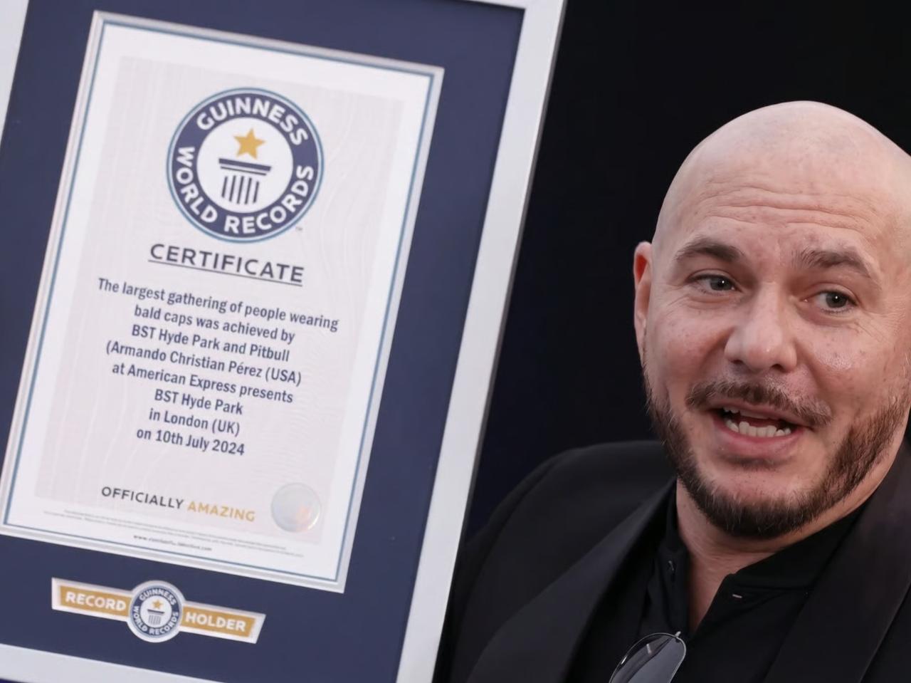 Pitbull, Guinness Dünya Rekoru kırdı!