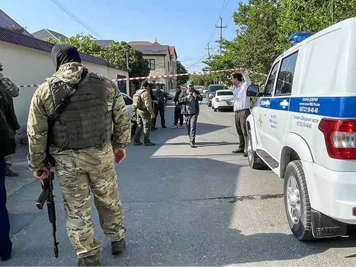 Mahaçkale'de devriye aracına silahlı saldırı düzenlendi: 2 ölü