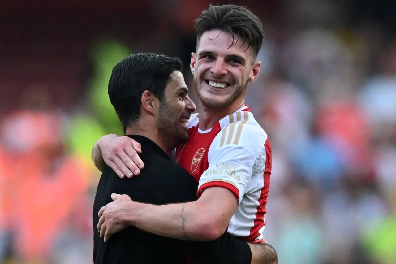 Declan Rice'tan Arteta'ya tam not