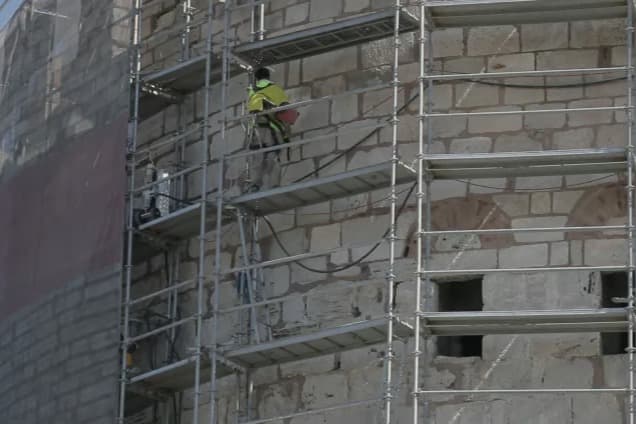 Yedikule Hisarı’ndaki Hazine Kulesi’nde restorasyon sürüyor