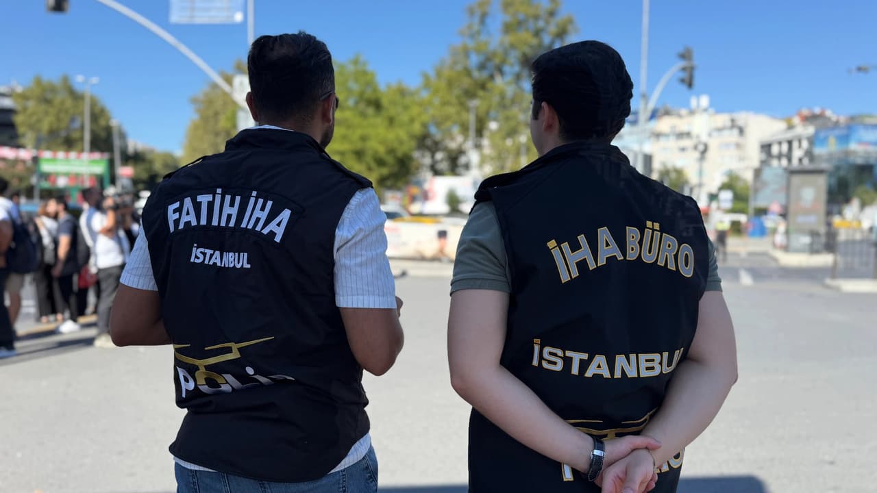 Yayalara yönelik drone destekli denetim gerçekleştirildi
