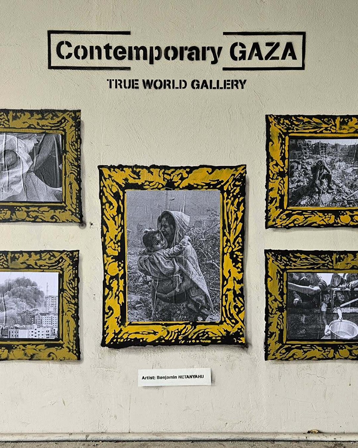 Contemporary Gaza sergisi sokakta açıldı