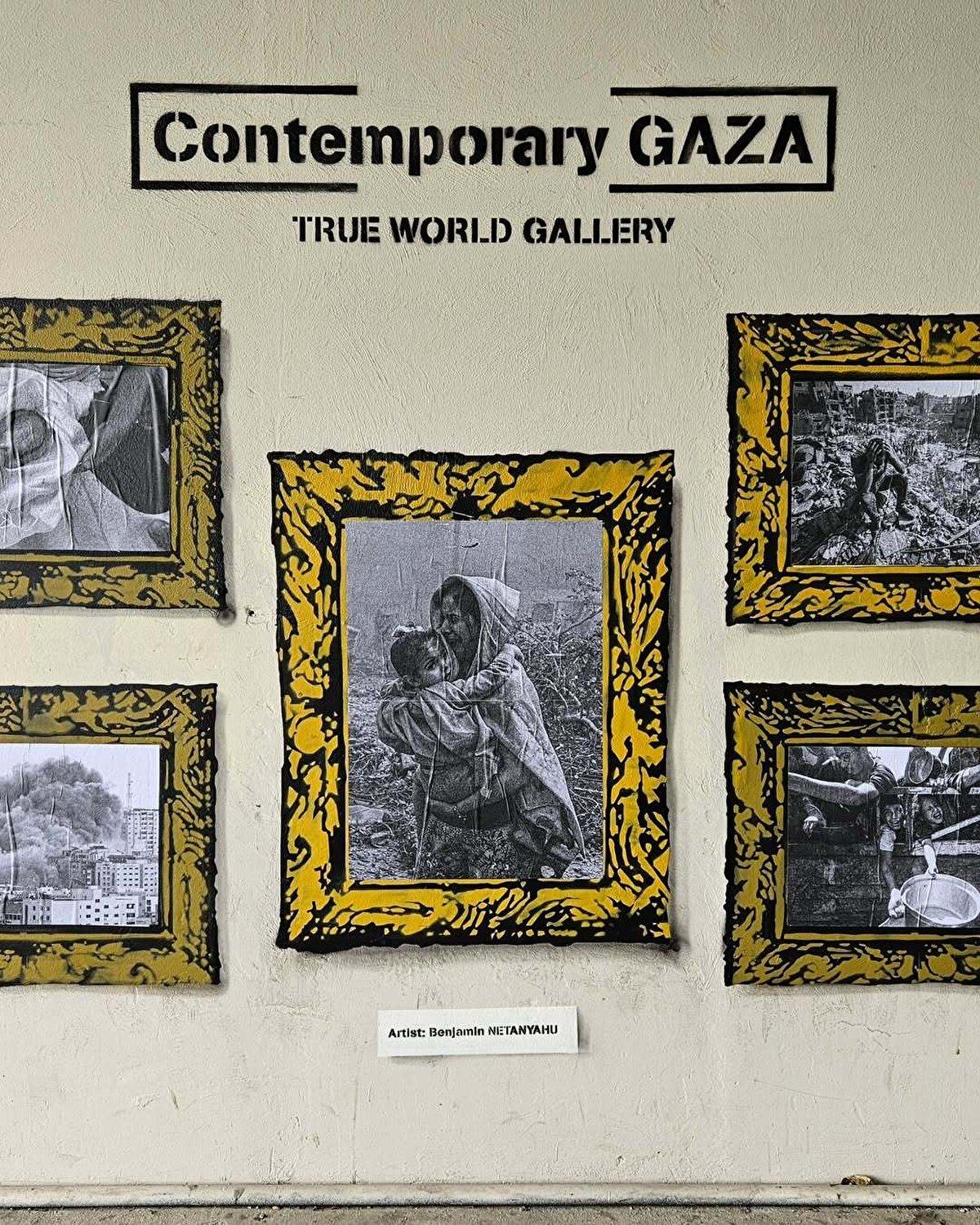 Contemporary Gaza sergisi sokakta açıldı