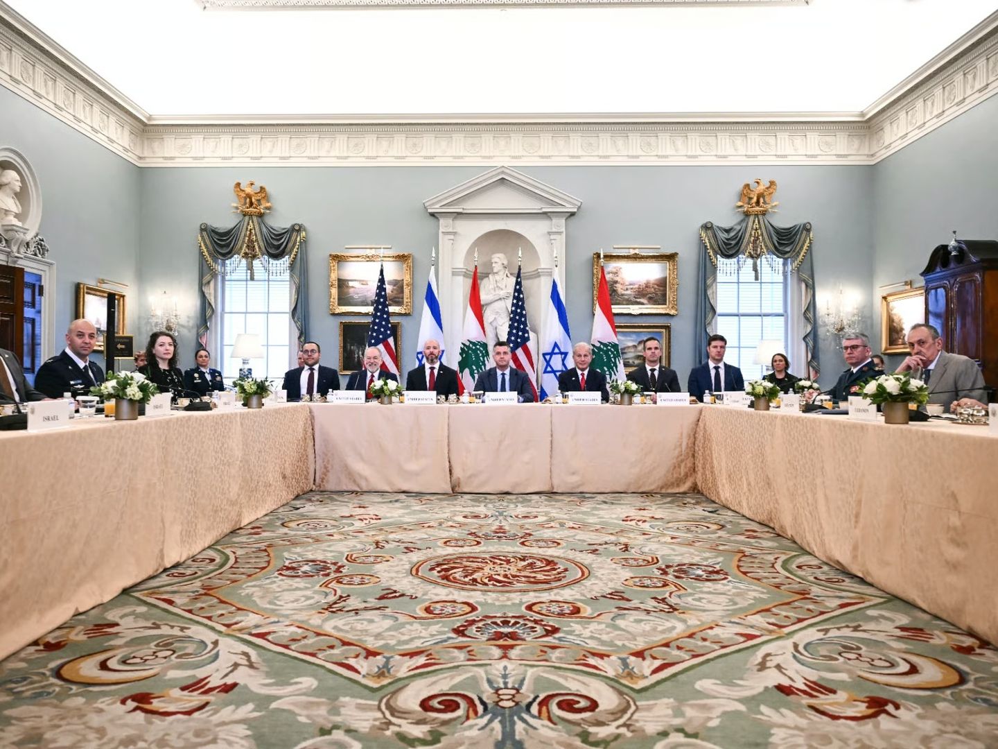 İsrail ve Lübnan Washington'da masaya oturdu: Çatışmaların gölgesinde dördüncü tur