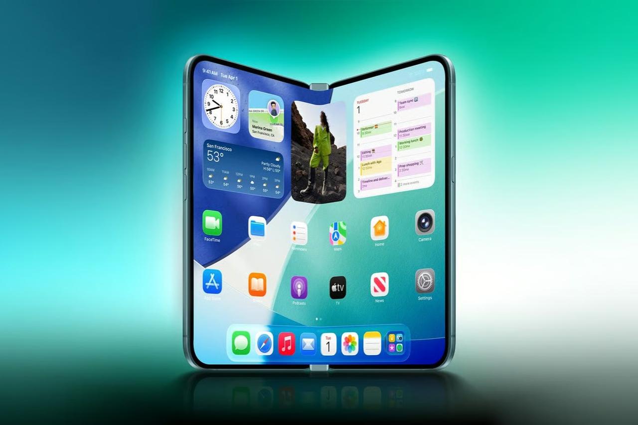 Katlanabilir iPhone 4 kamera ve Touch ID ile geliyor