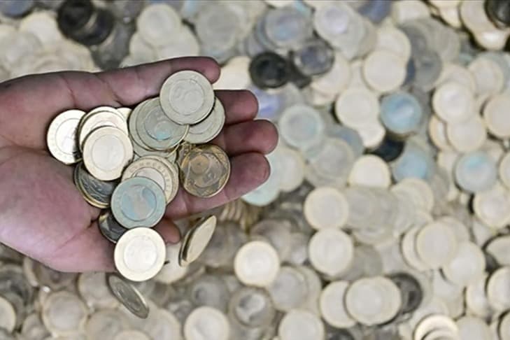 Yılın 9 ayında 1 milyar liralık madeni para cebe girdi