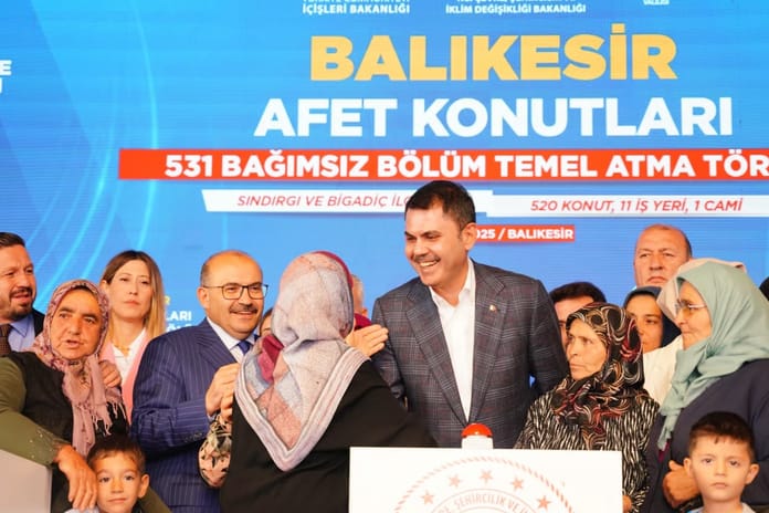 Depremzedeler için temel atıldı: 531 yeni konut yolda