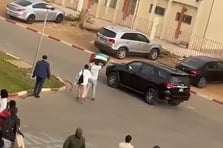 "Özgür Filistin" sloganlarıyla İsrail Büyükelçisi'ni kovdular