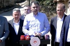 Murat Kurum: İzmir ile Bilecik'te 415 ev ve iş yeri yangınlarda zarar gördü