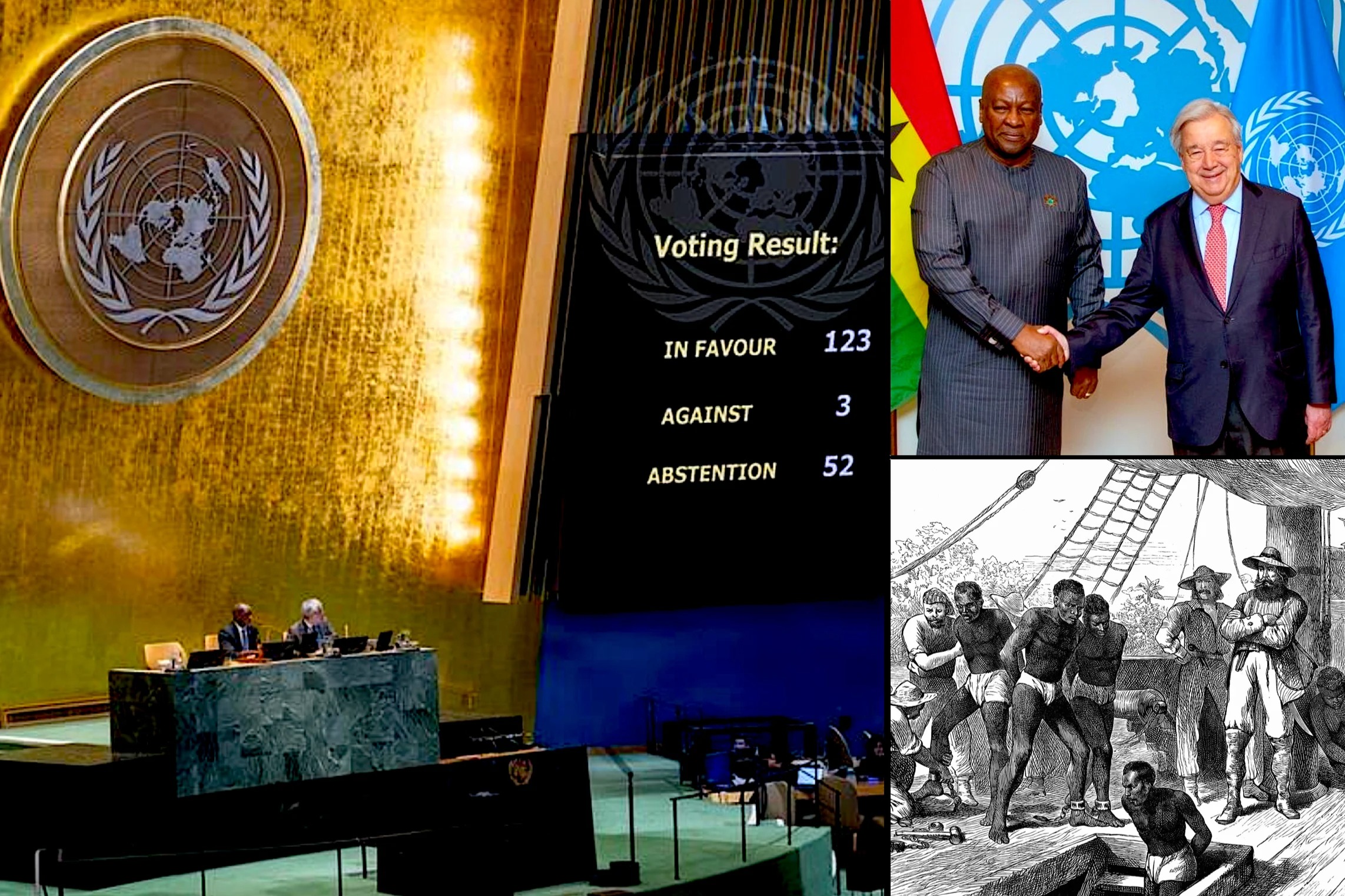 UN Declares Slave Trade "Gravest Crime" as US, Israel & Argentina Vote Against