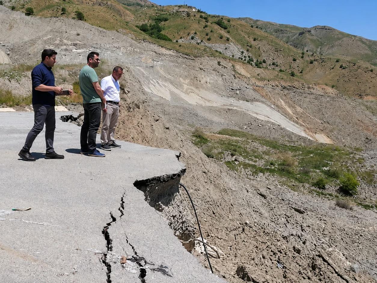 Hakkari'deki heyelanın boyutu ortaya çıktı! Risk sürüyor