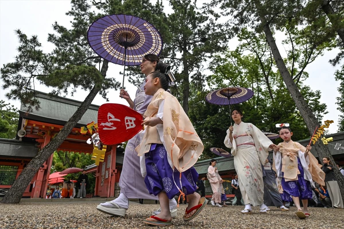 Japonya'nın en renkli ritüellerinden biri yeniden sahnede