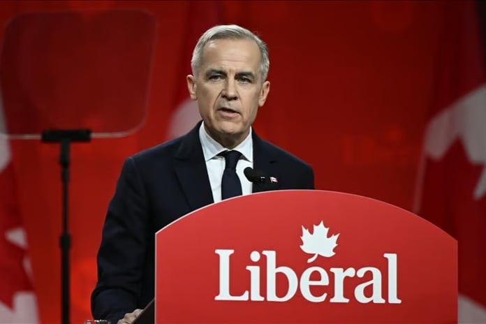 Kanada seçimlerinde kazanan Marc Carney'in Liberal Parti'si