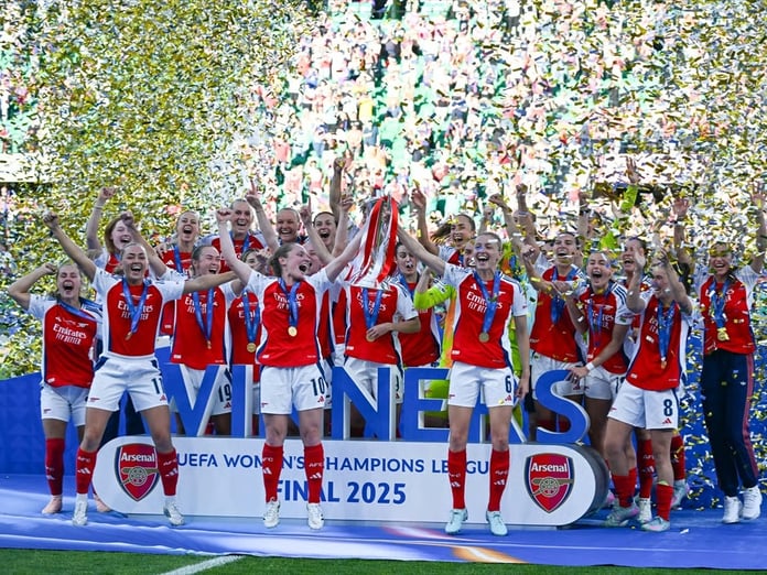 Blackstenius'tan altın gol: Arsenal, Kadınlar Şampiyonlar Ligi kupasını 17 yıl sonra yeniden müzesine götürdü