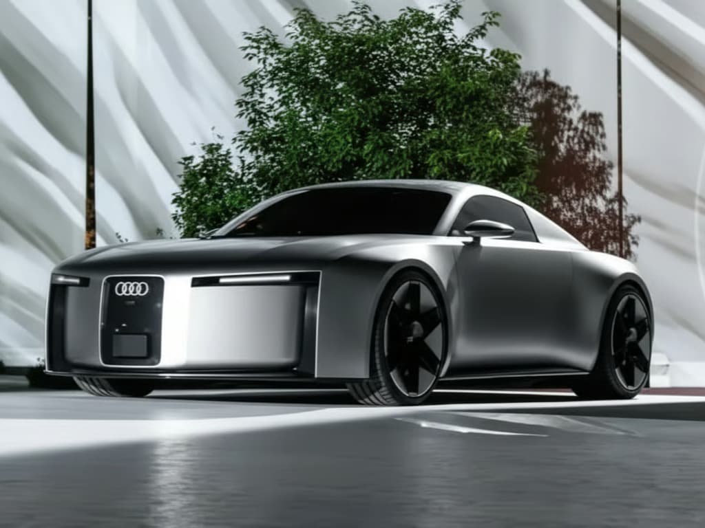 Elektrikli Audi A4 yolda