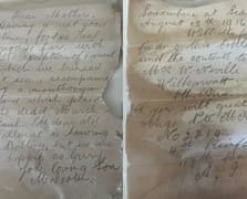 Birinci Dünya Savaşı'ndan gelen mektup