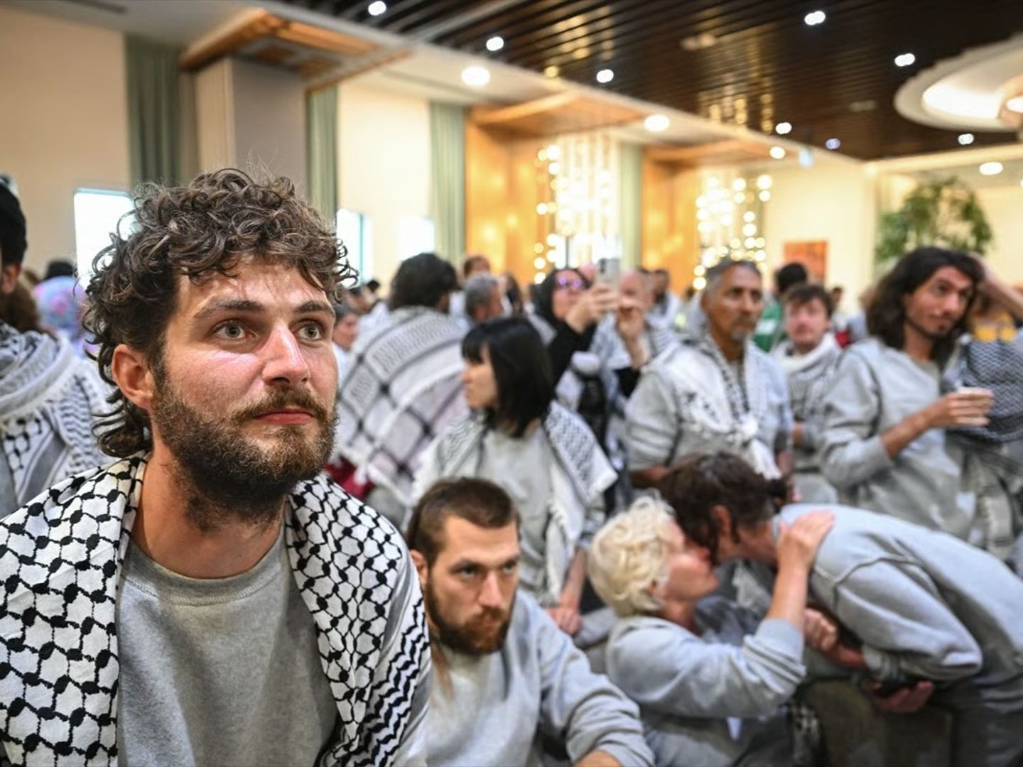 Küresel Sumud Filosu aktivistleri İstanbul’a getirildi