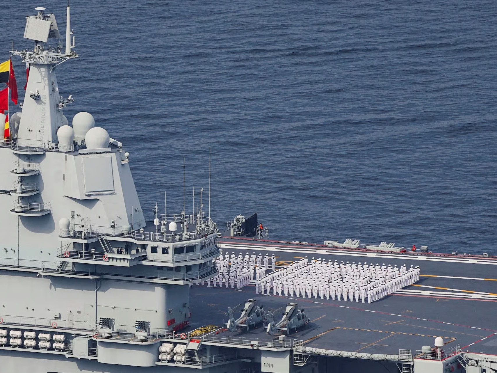 China’ Shandong Aircraft Carrier Makes First Hong Kong Visit