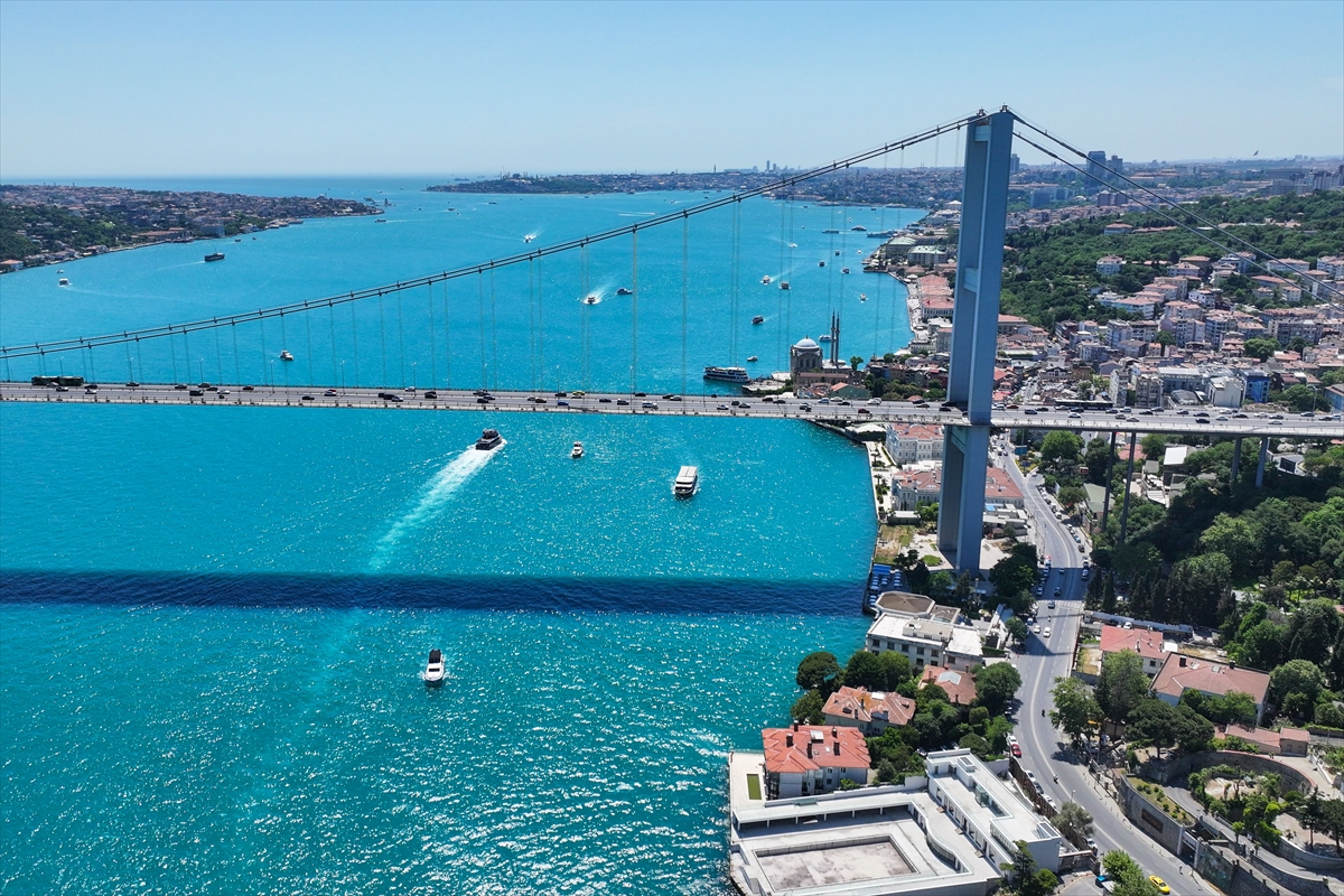 İstanbul Boğazı'nın turkuaz rengi büyüledi - 7. fotoğraf