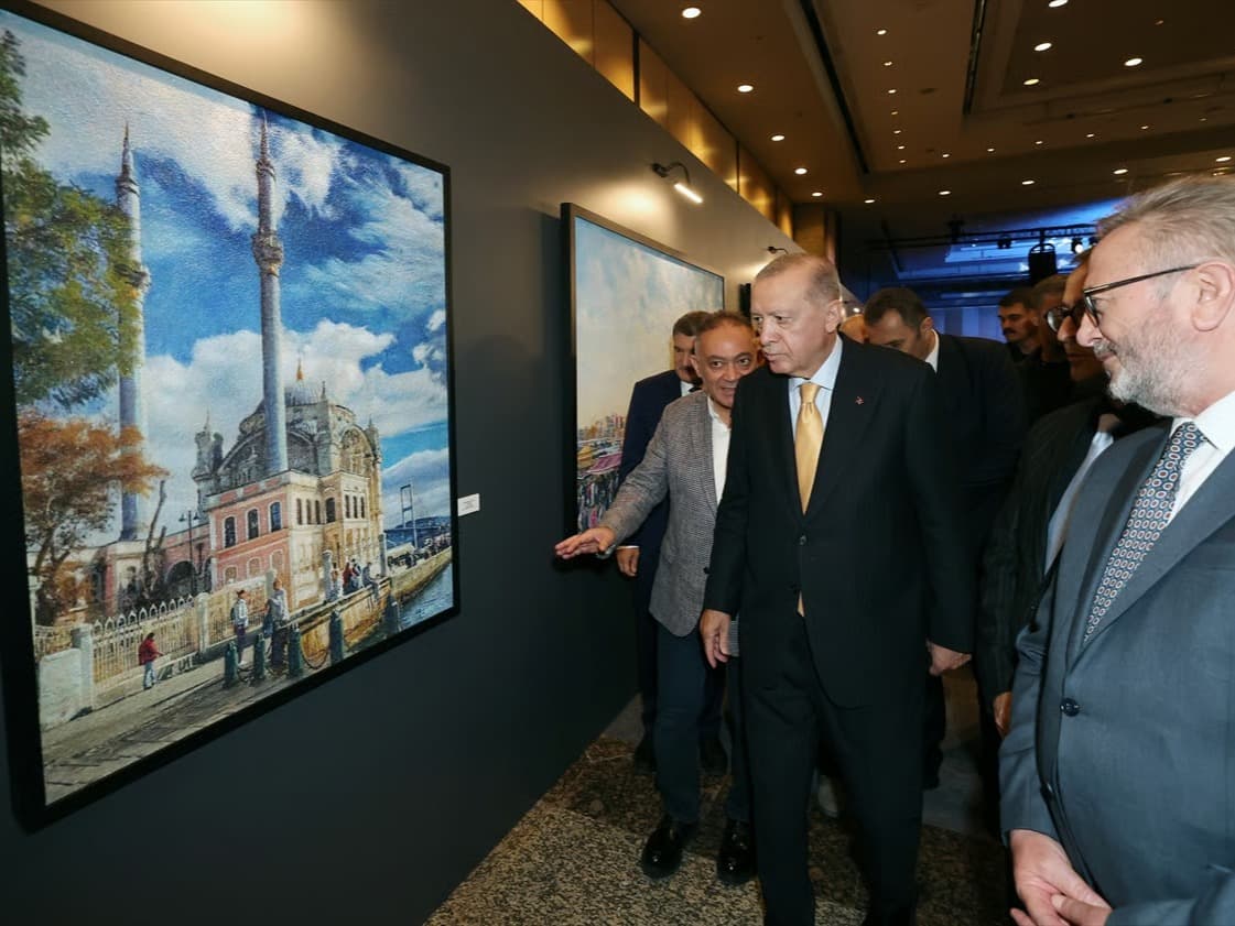 Cumhurbaşkanı Erdoğan sergi açılışında
