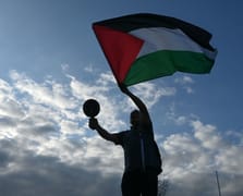 Londra'da Filistin'e destek gösterisi düzenlendi