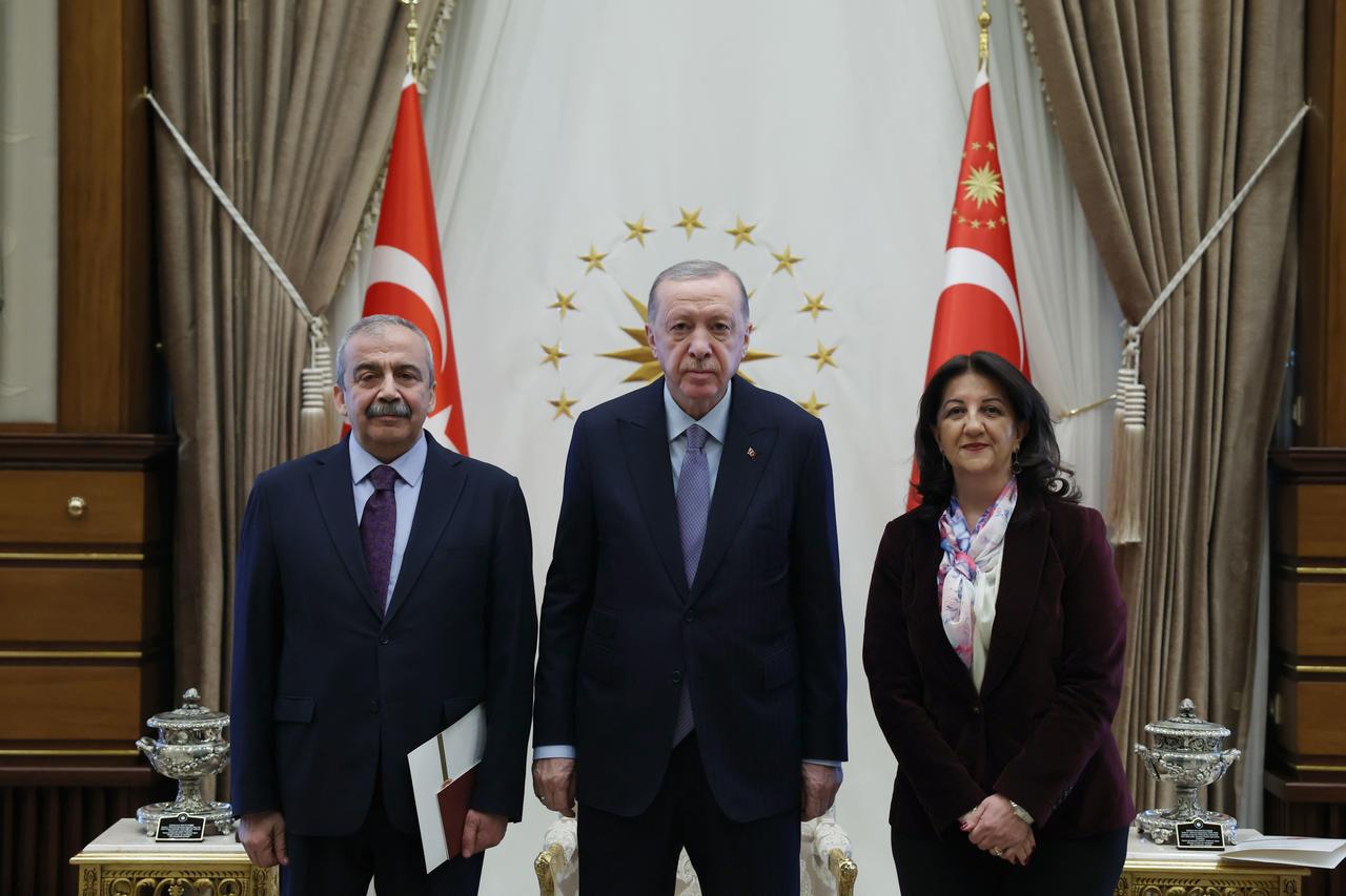Erdoğan DEM Parti heyetini kabul etti