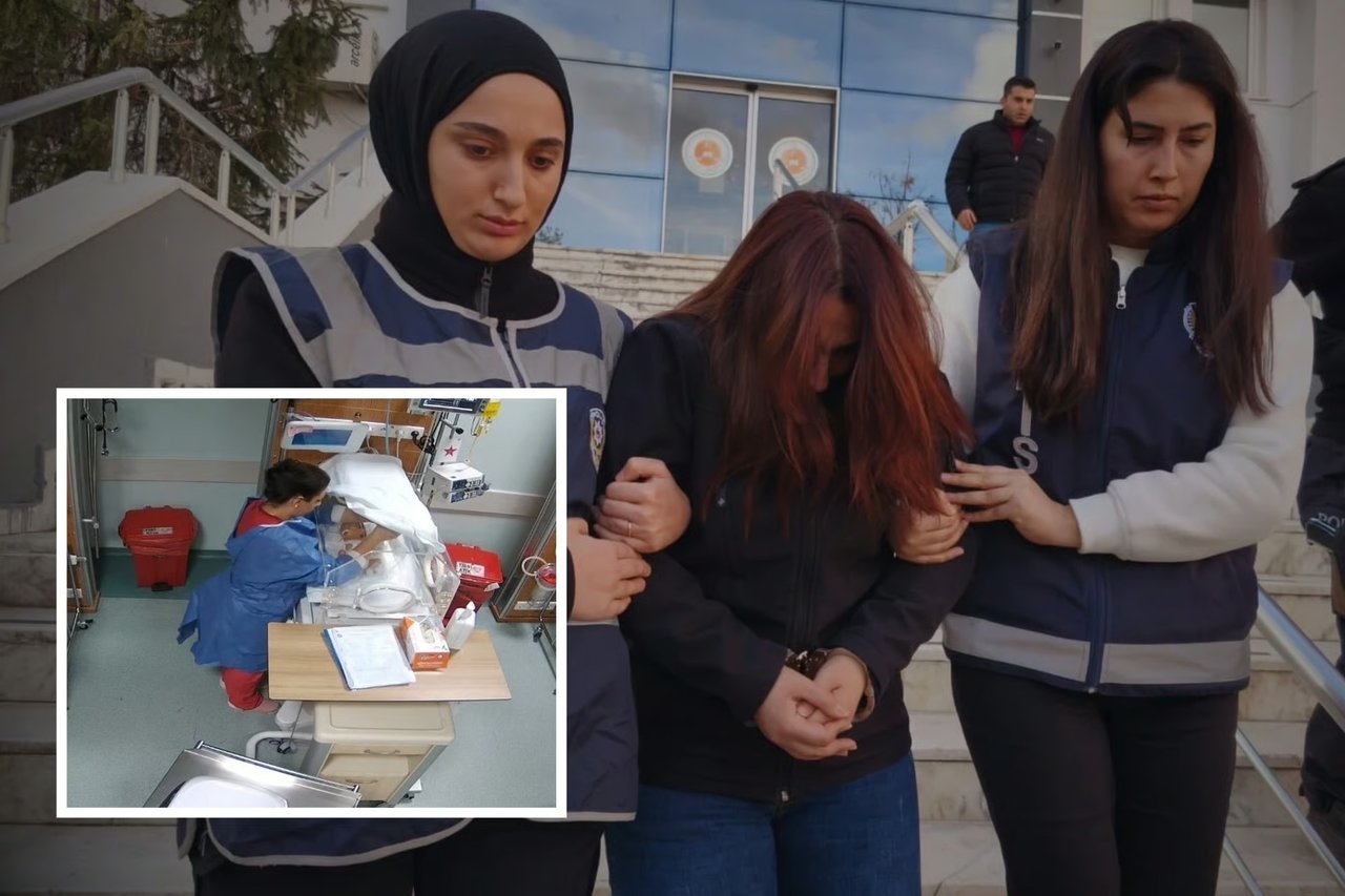 5 günlük bebeği darbeden hemşire tutuklandı