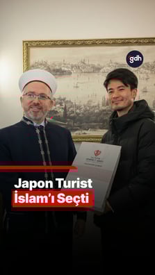 Japon turist Müslüman oldu