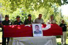 Şehit olan orman işçisi İbrahim Demir için tören düzenlendi