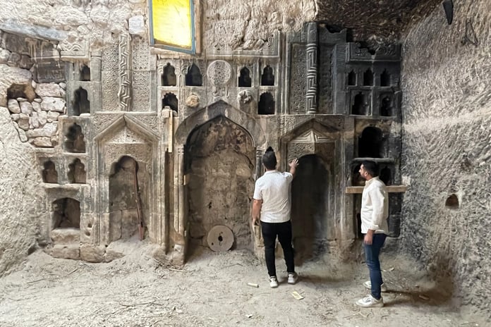 Nevşehir'de odunluk 600 yıllık ibadethane çıktı