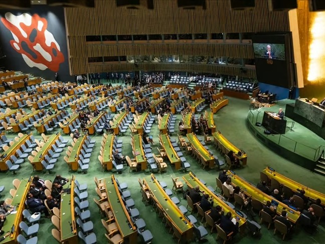 Netanyahu'ya BM Genel Kurulu'nda büyük protesto