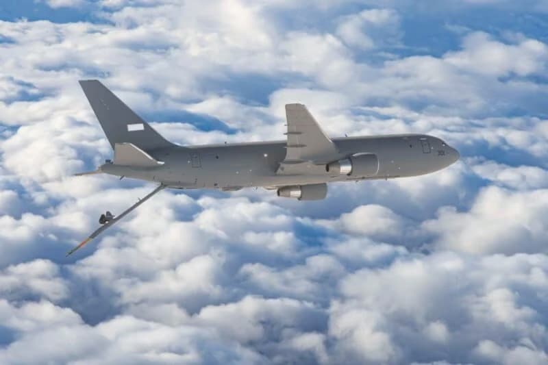İsrail’in ilk KC-46 tanker uçağı ilk uçuşunu gerçekleştirdi