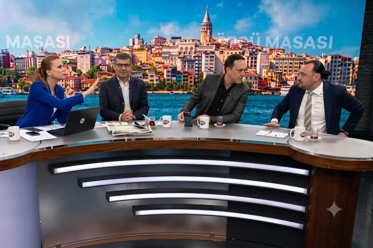 Sözcü TV stüdyosunda ortalık karıştı! 