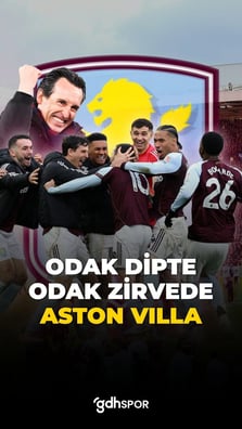 Aston Villa zirveyi kokluyor.