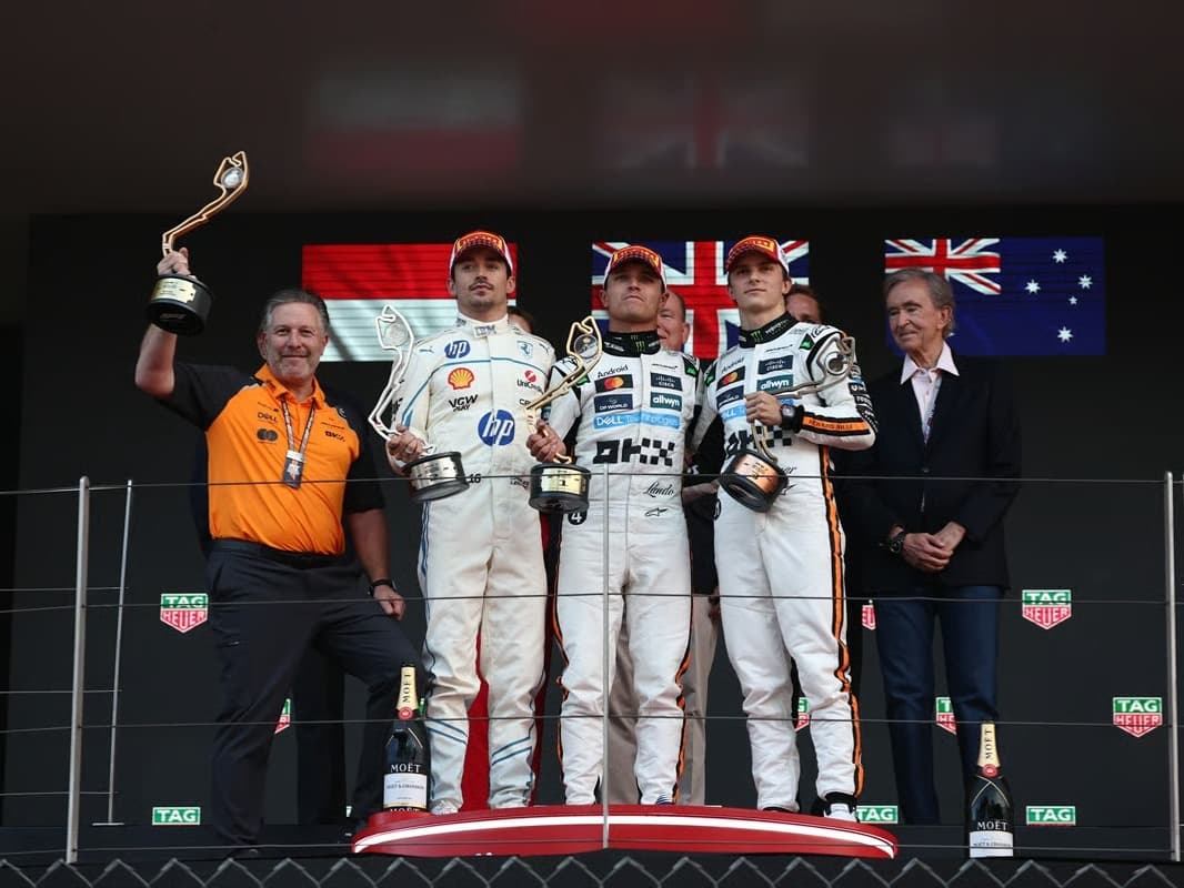 Monako'da zafer Norris'in: McLaren Monako'da duble yaptı