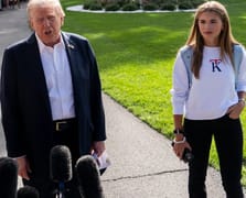 Trump'ın torunu lansmanını dedesi Donald Trump ile yaptı