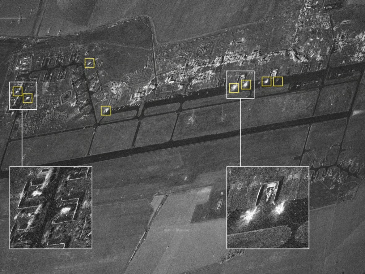 U.S. Says Ukraine Hit 10 Russian Warplanes in Major Raid