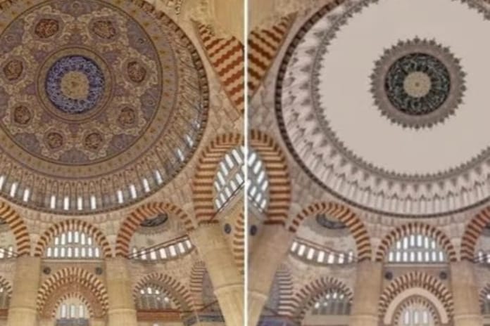 Selimiye Camisi’nin Yeni Kubbe Süsleme Projesine iptal kararı: Yürütme durduruldu