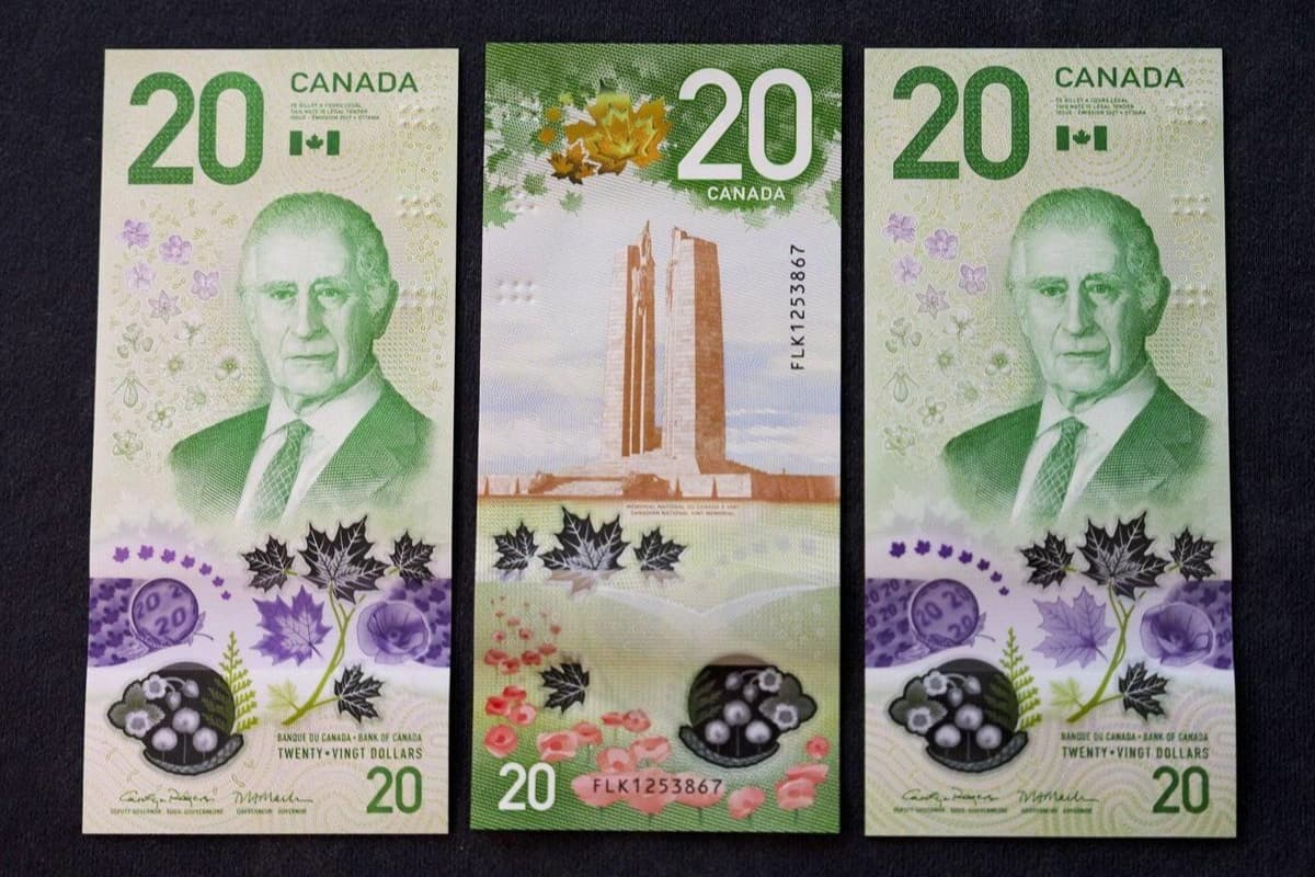 Kanada Kral Charles'ın portresinin yer aldığı yeni 20 dolarlık banknotu tanıttı
