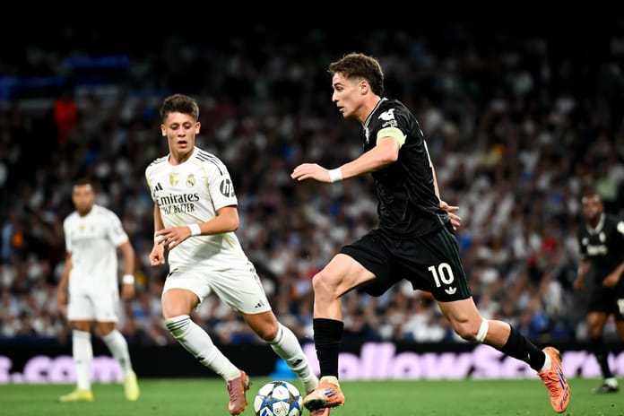 Şampiyonlar Ligi'ndeki Türk  düellosunda Madrid galip: Xabi Alonso'dan Arda Güler ve Kenan Yıldız'a övgü