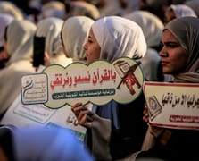 Gazze Şeridi’nde 500 hafız için icazet töreni düzenlendi