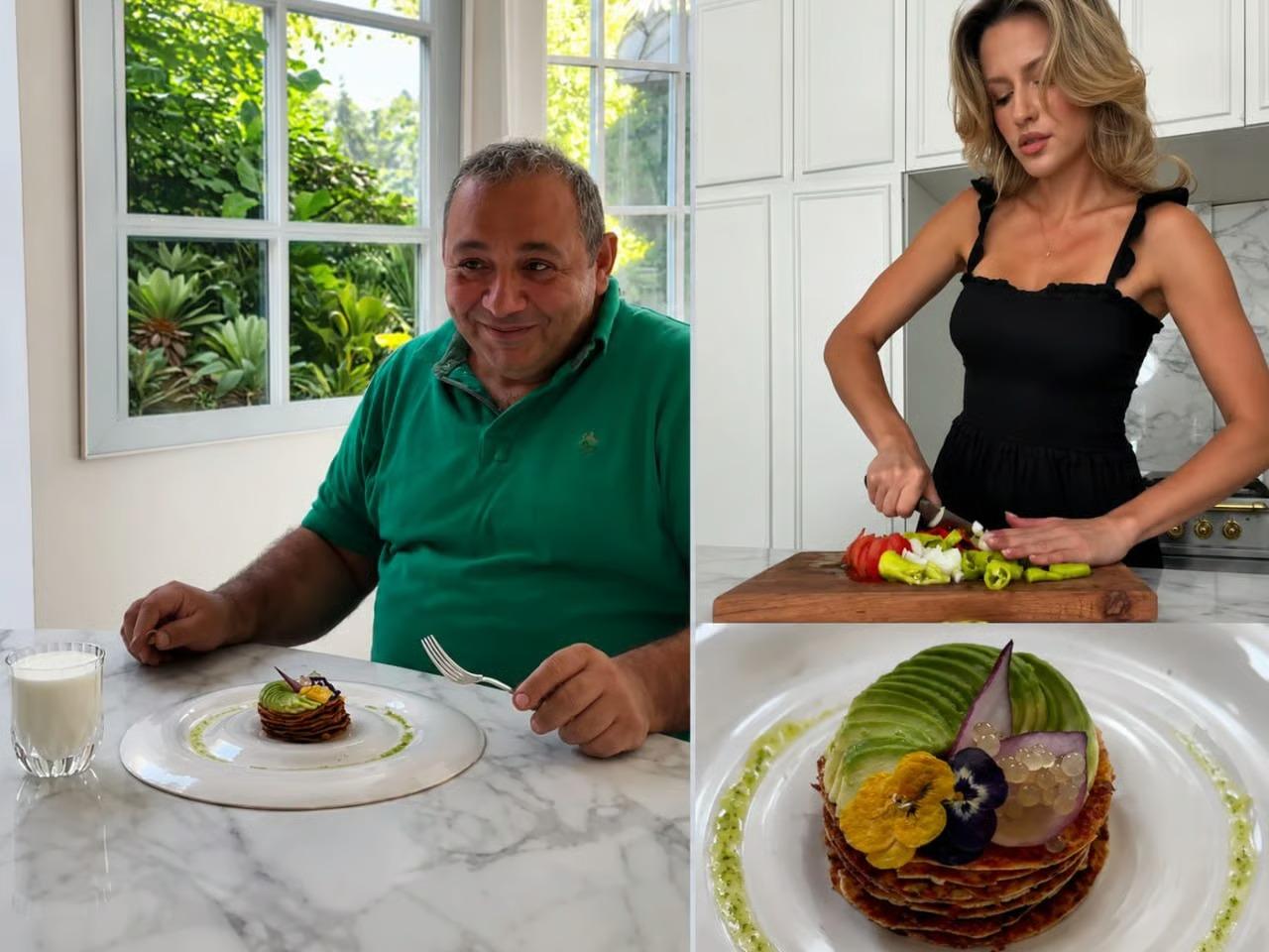 Eve gelen ustaya öyle bir lahmacun hazırladı ki! 