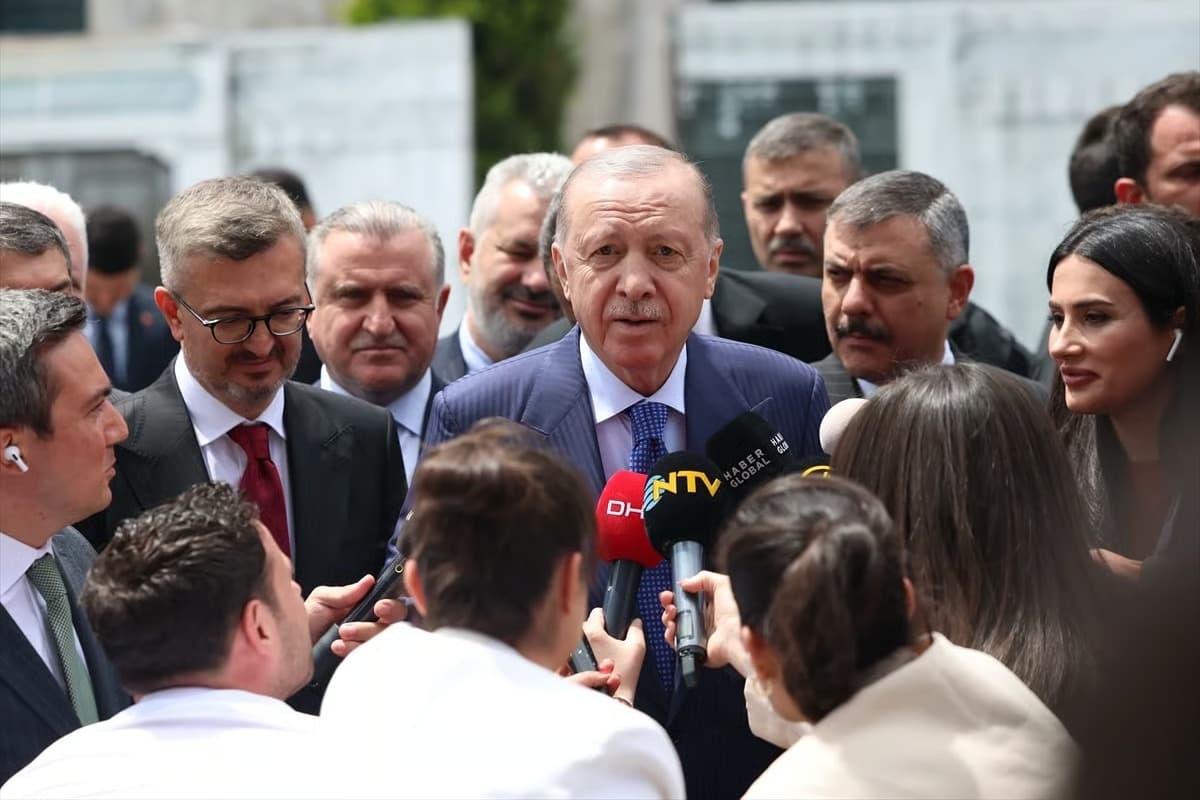 Erdoğan'dan Ayasofya çıkışında fetih mesajı