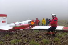 Kaçkar dağlarında uçak kazası: 1 ölü 1 yaralı