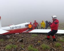 Kaçkar dağlarında uçak kazası: 1 ölü 1 yaralı