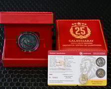 Galatasaray'ın 25. şampiyonluğu Darphane tarafından özel hatıra parasıyla ölümsüzleştiriliyor