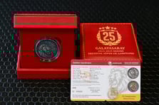 Galatasaray'ın 25. şampiyonluğu Darphane tarafından özel hatıra parasıyla ölümsüzleştiriliyor