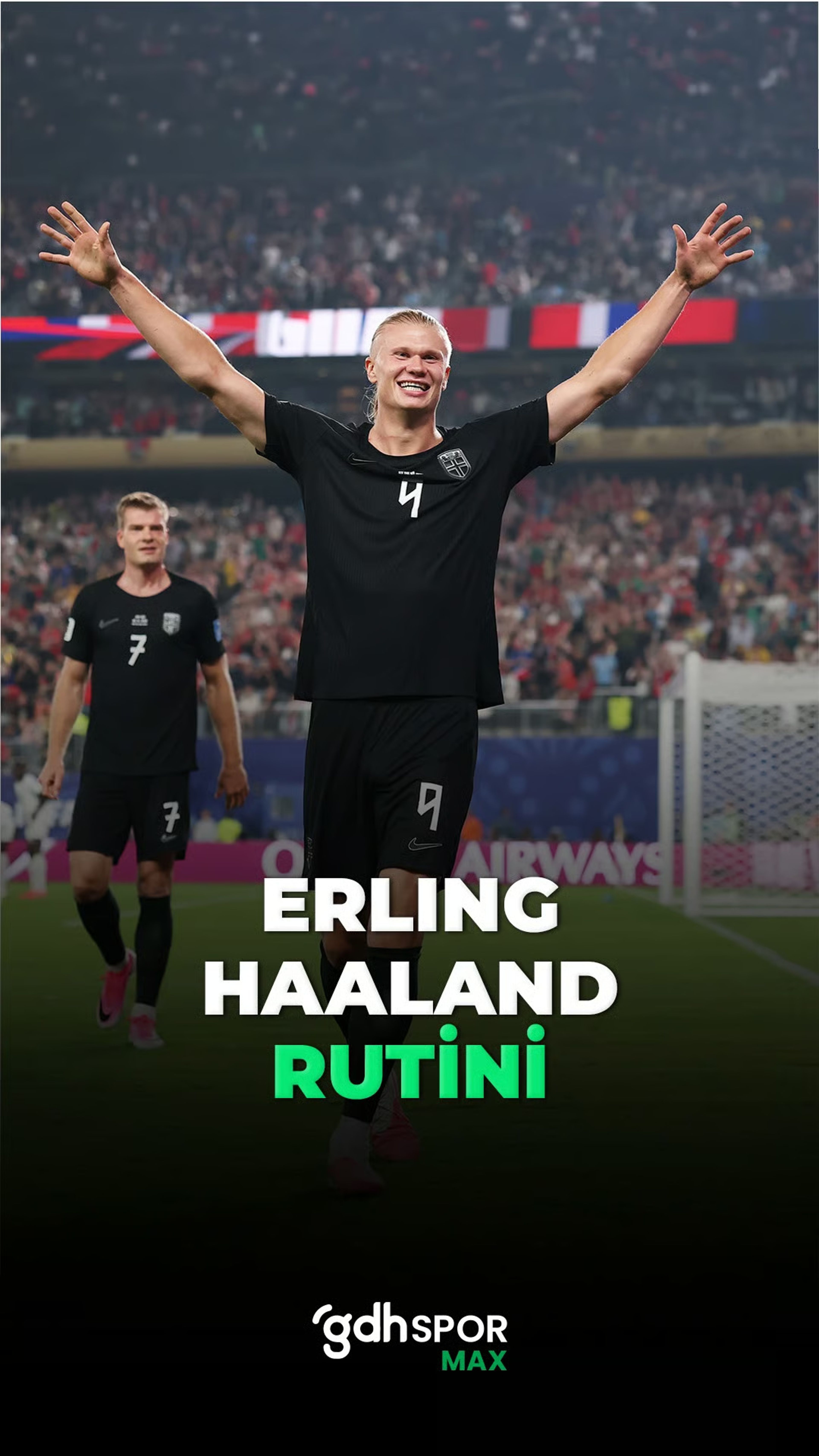 1.95’lik golcünün rutini: Erling Haaland